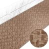 Küchenläufer Küchenteppich abwaschbar Teppichläufer Küche Läufer Flur Küchenvorleger rutschfest Rattanoptik Breite 67cm