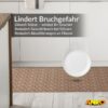 Küchenläufer Küchenteppich abwaschbar Teppichläufer Küche Läufer Flur Küchenvorleger rutschfest Rattanoptik Breite 67cm