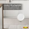 Küchenläufer Küchenteppich abwaschbar Teppichläufer Küche Läufer Flur Küchenvorleger rutschfest Uni Grau Breite 67cm