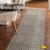 Küchenläufer Küchenteppich abwaschbar Teppichläufer Küche Läufer Flur Küchenvorleger rutschfest Stella Breite 67cm