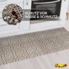 Küchenläufer Küchenteppich abwaschbar Teppichläufer Küche Läufer Flur Küchenvorleger rutschfest Stella Breite 67cm