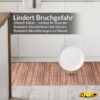 Küchenläufer Küchenteppich abwaschbar Teppichläufer Küche Läufer Flur Küchenvorleger rutschfest Terra Breite 67cm