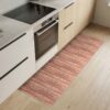 Küchenläufer Küchenteppich abwaschbar Teppichläufer Küche Läufer Flur Küchenvorleger rutschfest Terra Breite 67cm