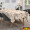 Wachstuch Tischdecke abwaschbar Wachstischdecke pflegeleicht Lotuseffekt Outdoor Gartentischdecke Eichen-Glow