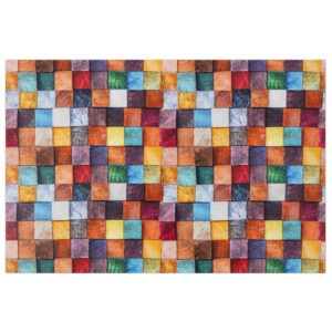 Tischset Platzsets Platzdeckchen abwaschbar Tischuntersetzer PVC hitzebeständig Mosaik 35x50cm