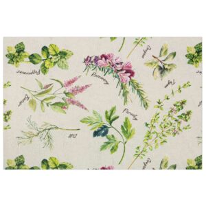 Tischset Platzsets Platzdeckchen abwaschbar Tischuntersetzer PVC hitzebeständig Botanica 35x50cm