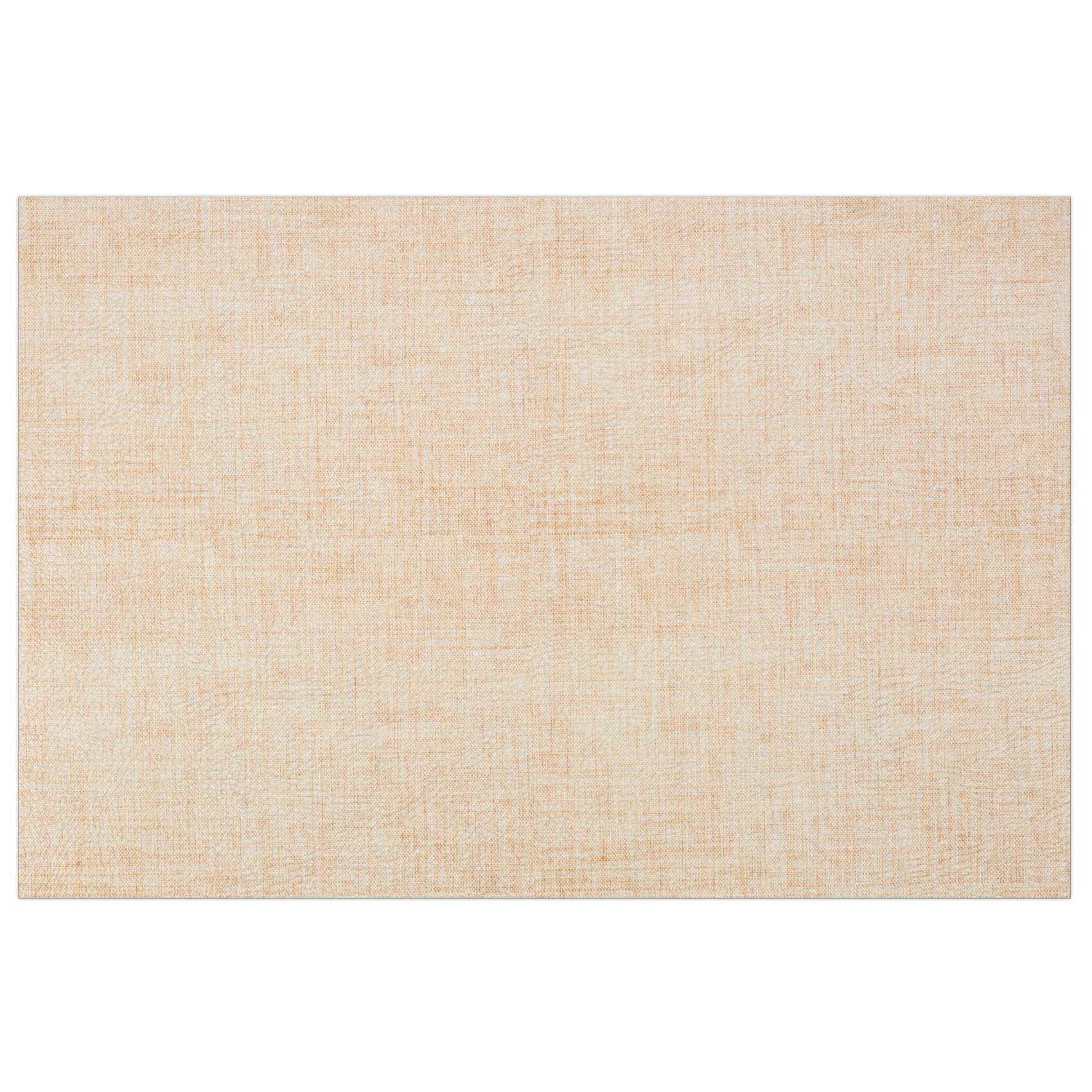 Tischset Platzset Platzdeckchen abwaschbar Tischuntersetzer PVC hitzebeständig Leinen Beige 30x45cm