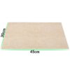 TTPL4863_30A Tischset Platzset Platzdeckchen abwaschbar Tischuntersetzer PVC hitzebeständig Leinen Beige 30x45cm