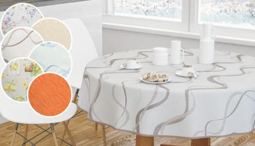 Wachstuch Tischdecke – neue Farben für den Gartentisch