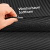 BM13-065_50 Badematte Uni Schwarz 60cmx60cm – Ansicht 3