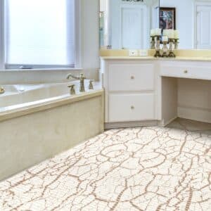 Badematte Marmor Beige 55x90cm