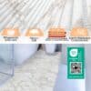 DM200C_13 Weichschaummatte Badematte Marmor Braun 100x55cm #1 – Ansicht 2