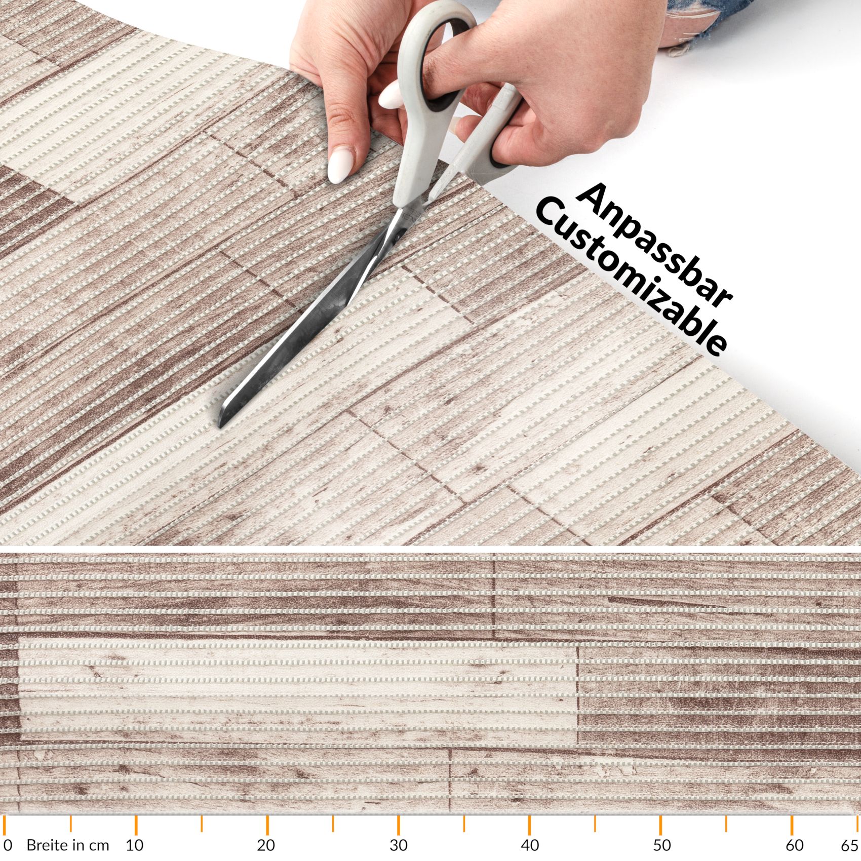 Badematte Holz 60x120cm