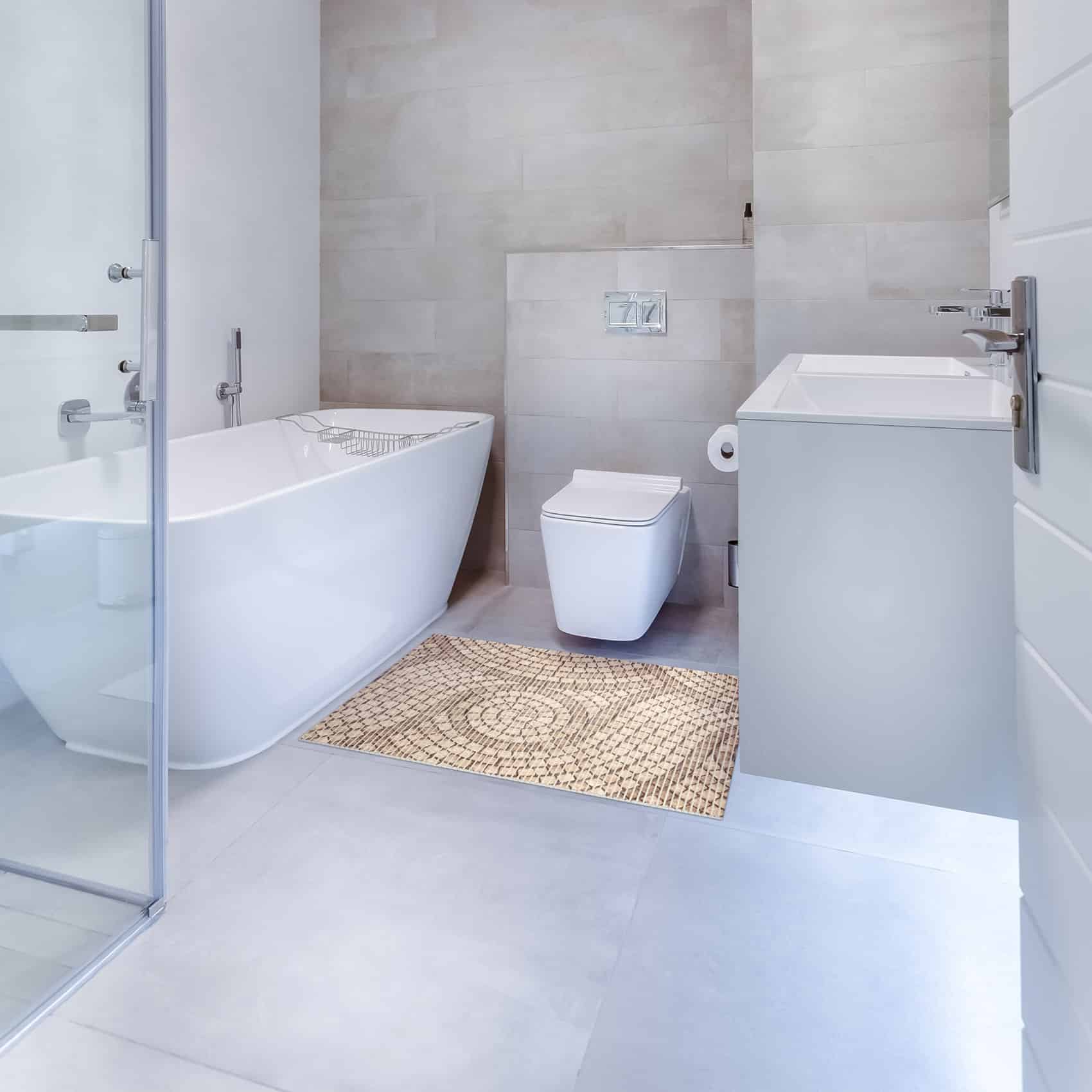 Mosaiksteine Steine in Beige 080x65cm