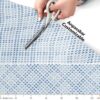 DM258A_20 Weichschaummatte Badematte Falschuni Blau 300x60cm – Ansicht 4