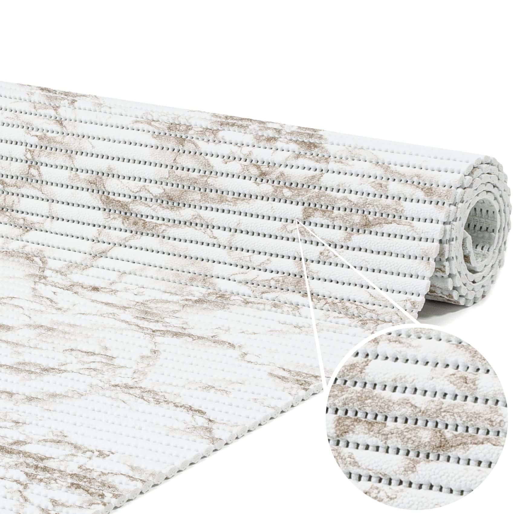 Weichschaummatte Badematte Marmor Braun 120x60cm
