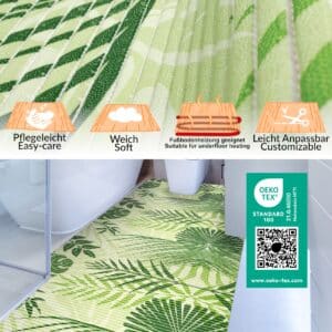 Badematte Tropik 130cmx75cm