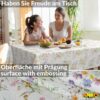 E49910F_SQ_90 Wachstuch Tischdecke abwaschbar Wachstischdecke pflegeleicht – Ansicht 6