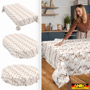 Tischdecke abwaschbar Tischwäsche Gartentischdecke Tafeldecke Lotuseffekt Zickzack