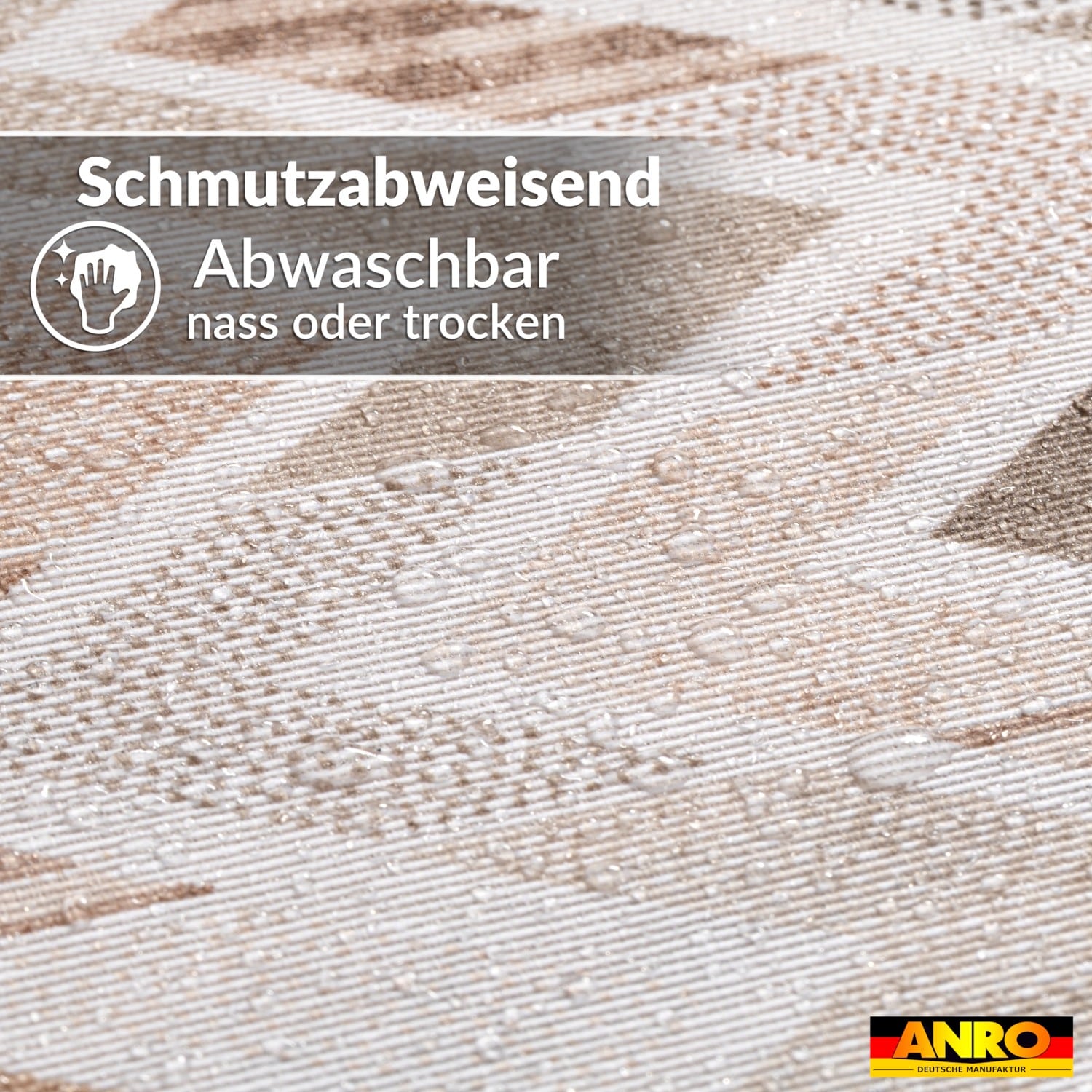 Tischdecke abwaschbar Tischwäsche Gartentischdecke Tafeldecke Lotuseffekt Zickzack