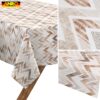 Tischdecke abwaschbar Tischwäsche Gartentischdecke Tafeldecke Lotuseffekt Zickzack
