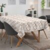 Tischdecke abwaschbar Tischwäsche Gartentischdecke Tafeldecke Lotuseffekt Zickzack