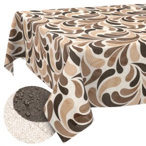 Tischdecke abwaschbar Tischwäsche Gartentischdecke Tafeldecke Lotuseffekt Tropfen