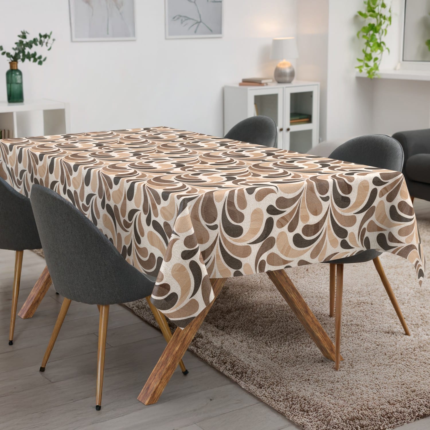 Tischdecke abwaschbar Tischwäsche Gartentischdecke Tafeldecke Lotuseffekt Tropfen