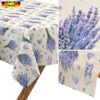MRT68868_SQ_60A Tischdecke abwaschbar Tischwäsche Gartentischdecke Tafeldecke Lotuseffekt Lavendel