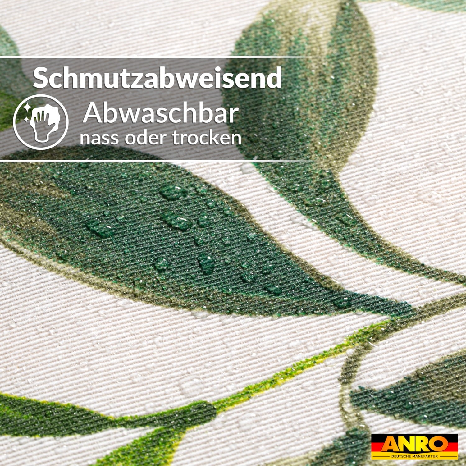 Tischdecke abwaschbar Tischwäsche Gartentischdecke Tafeldecke Lotuseffekt Palmen