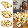 Tischdecke abwaschbar Tischwäsche Gartentischdecke Tafeldecke Lotuseffekt Sonnenblumen