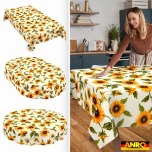 Tischdecke abwaschbar Tischwäsche Gartentischdecke Tafeldecke Lotuseffekt Sonnenblumen