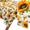 Tischdecke abwaschbar Tischwäsche Gartentischdecke Tafeldecke Lotuseffekt Sonnenblumen