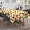 Tischdecke abwaschbar Tischwäsche Gartentischdecke Tafeldecke Lotuseffekt Sonnenblumen