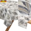 Tischdecke abwaschbar Tischwäsche Gartentischdecke Tafeldecke Lotuseffekt Blätter