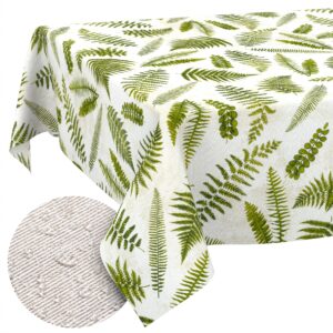 Tischdecke abwaschbar Tischwäsche Gartentischdecke Tafeldecke Lotuseffekt Farn