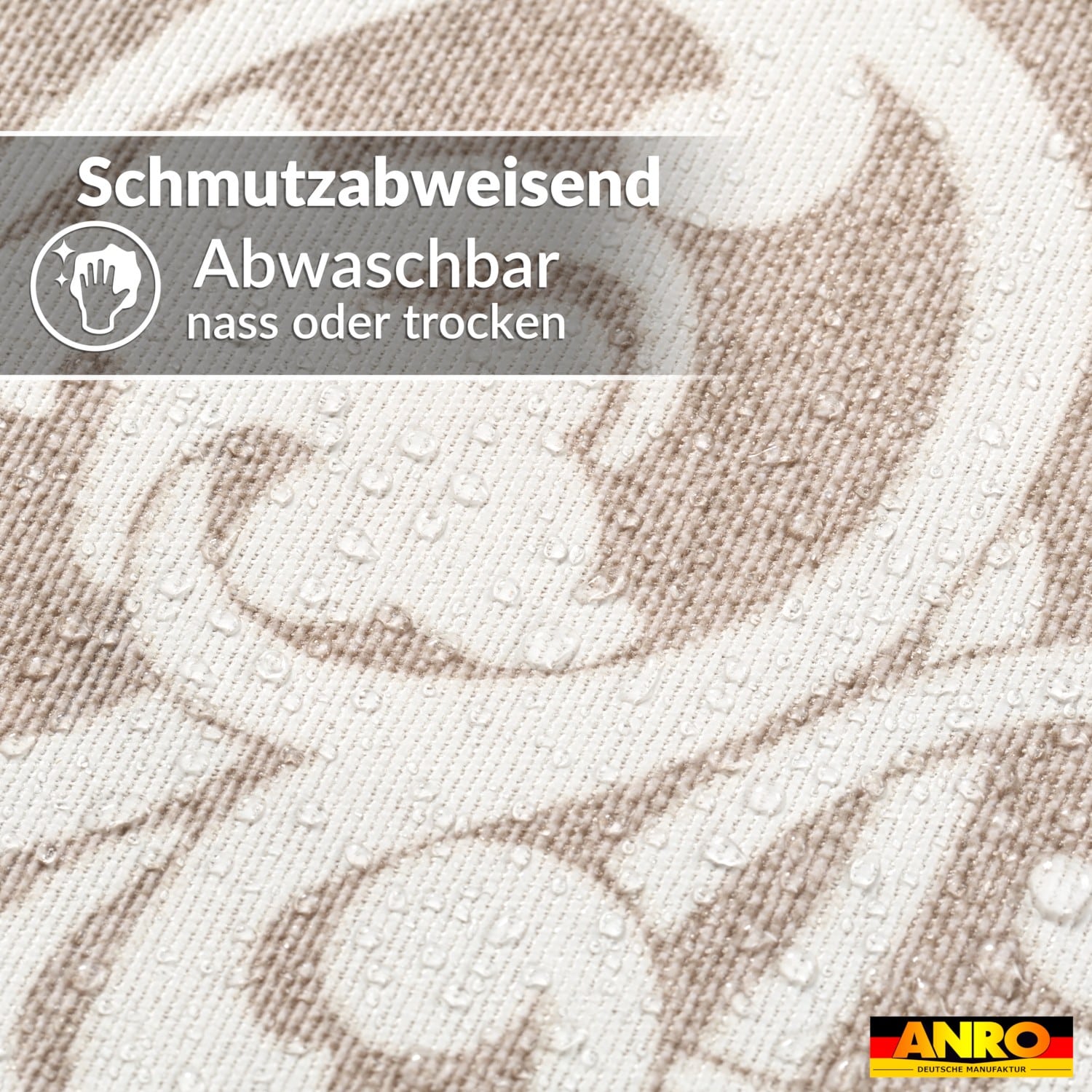 Tischdecke abwaschbar Tischwäsche Gartentischdecke Tafeldecke Lotuseffekt Damast