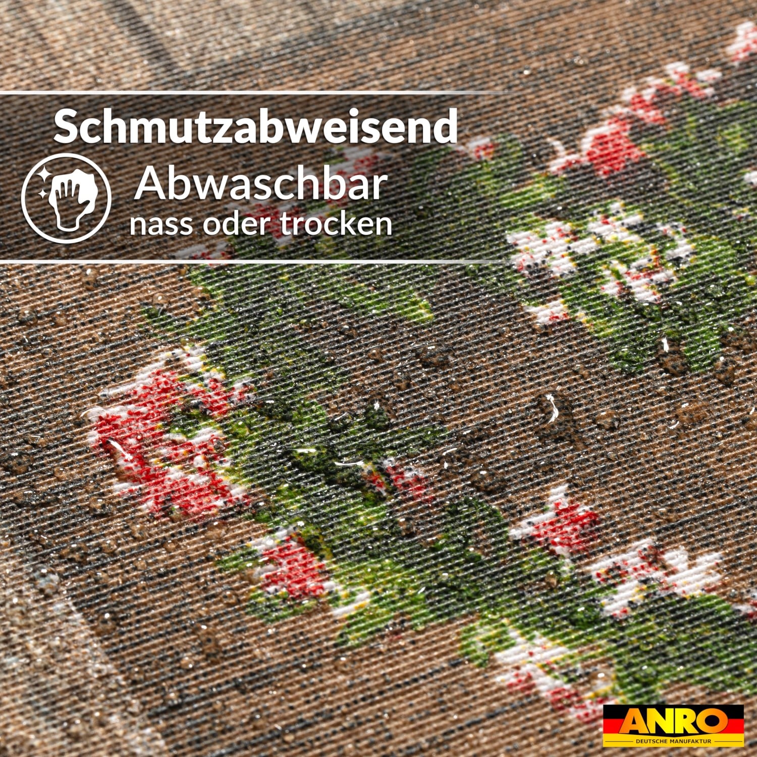 Tischdecke abwaschbar Tischwäsche Gartentischdecke Tafeldecke Lotuseffekt Herzen