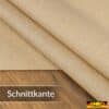 Tischdecke abwaschbar Tischwäsche Gartentischdecke Leinenoptik Baumwolle Polyester Beige