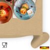 Tischdecke abwaschbar Tischwäsche Gartentischdecke Leinenoptik Baumwolle Polyester Beige