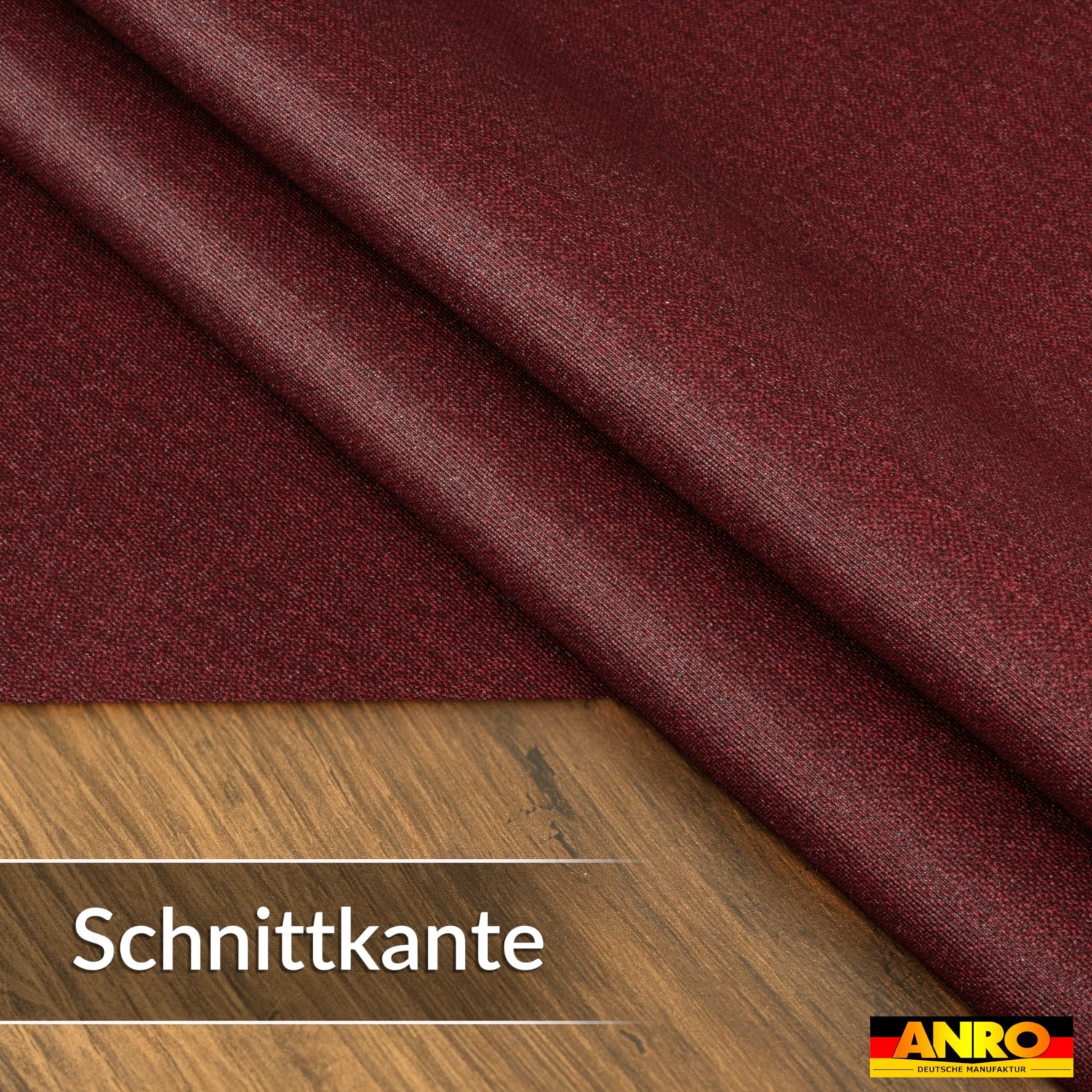 Tischdecke abwaschbar Tischwäsche Gartentischdecke Leinenoptik Baumwolle Polyester Bordeaux