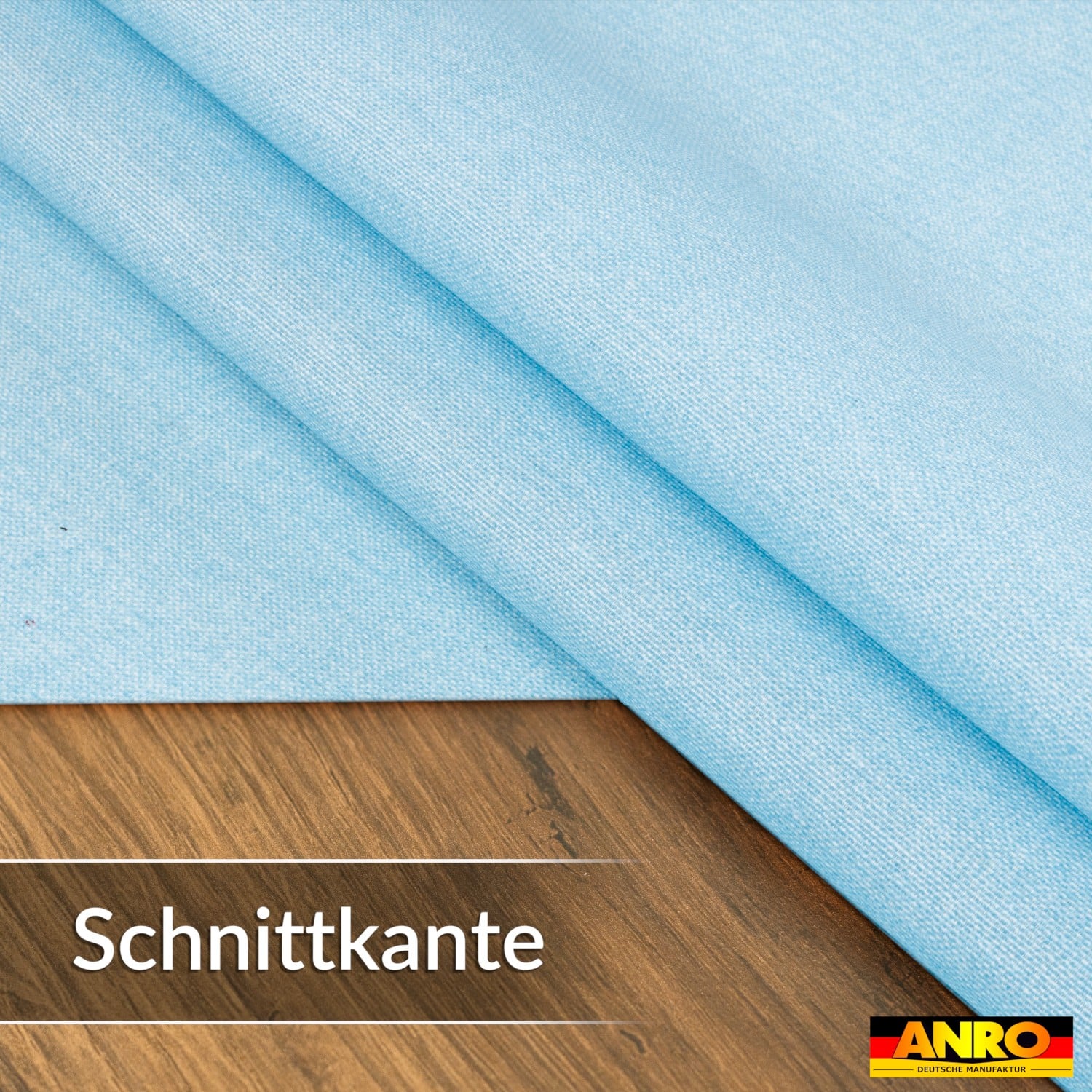 Tischdecke abwaschbar Tischwäsche Gartentischdecke Leinenoptik Baumwolle Polyester Pastellblau