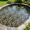 Teichfolie PVC Teichplane Folie Gartenteichfolie Meterware Kieselsteinoptik bedruckt 4 Größen
