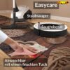 TGLAUF048_70 Abwaschbarer Küchenläufer mit Herz-Muster, leicht zu reinigen mit Tuch oder Staubsauger.