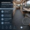 Wohnwagen Teppich nach Maß Wohnmobil Teppichboden Velo