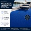 Bootsteppich nach Maß BlauTeppichboden für Boote