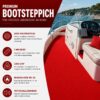 Bootsteppich nach Maß Rot Teppichboden für Boote