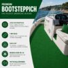 Bootsteppich nach Maß Grün Teppichboden für Boote