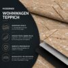 Wohnwagen Teppich nach Maß Wohnmobil Teppichboden Velo