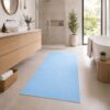 BMBLAU_70 Badteppich Badematte Hellblau Badezimmer Teppich Mikrofaser – Ansicht 7